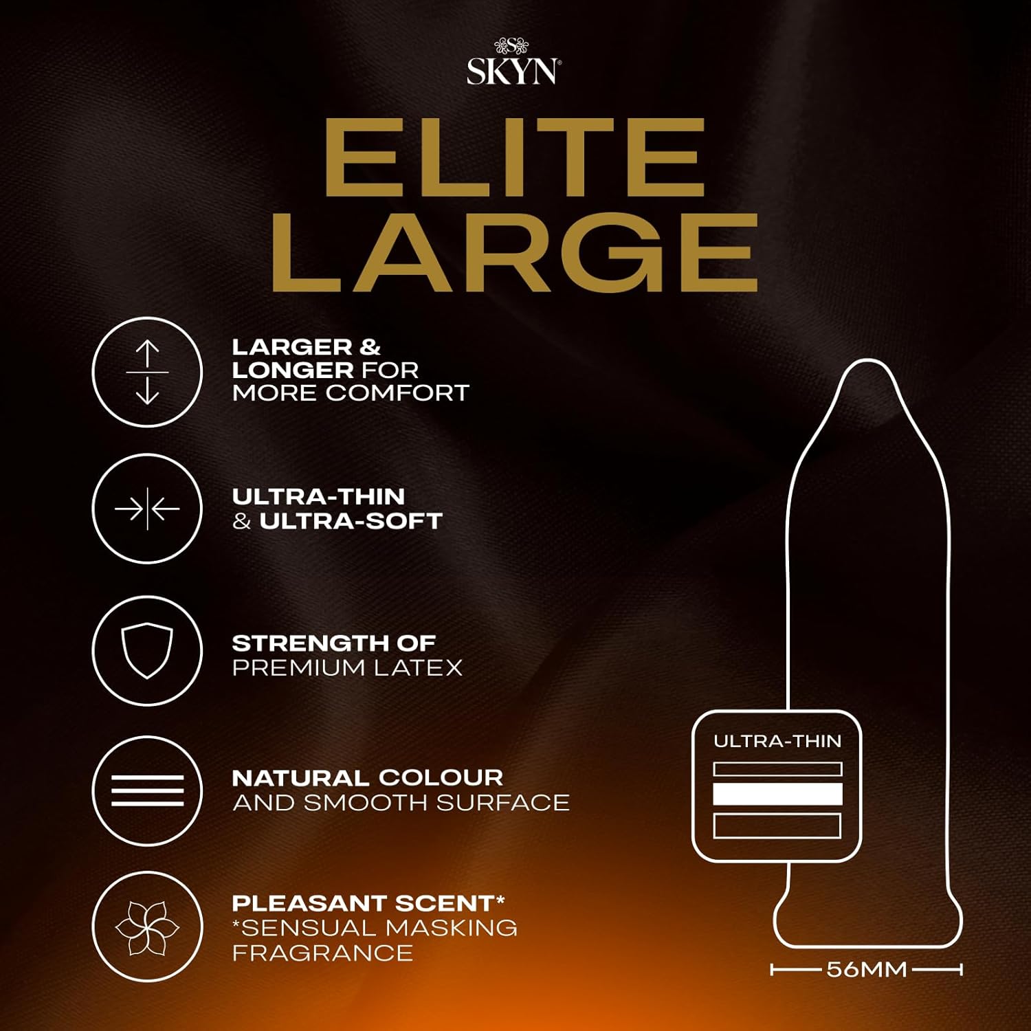 Skyn Large Soft Non Latex Condoms 10 Pack
