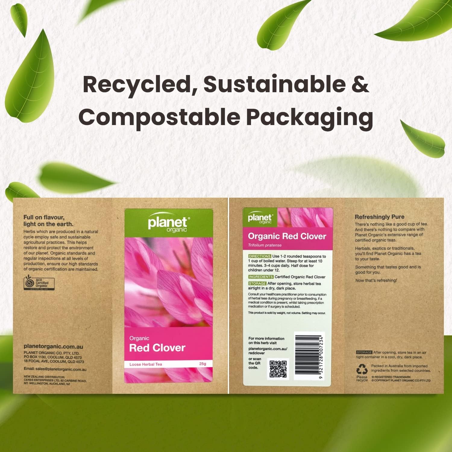 Planet Organic Organic Red Clover Loose Leaf Tea 25g - Cutprice Online