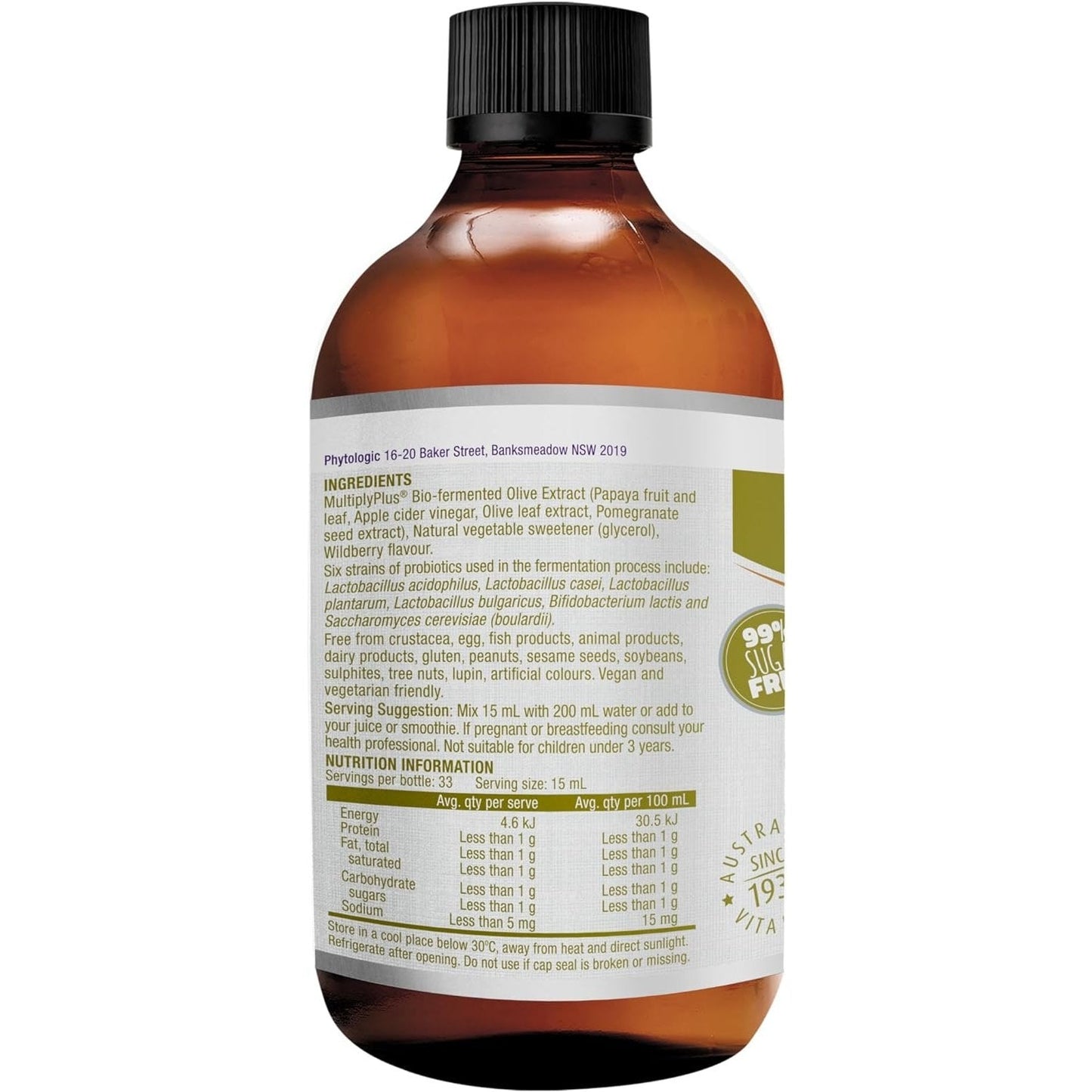 Henry Blooms Bio-Fermented Olive Leaf Extract 500ml - Cutprice Online