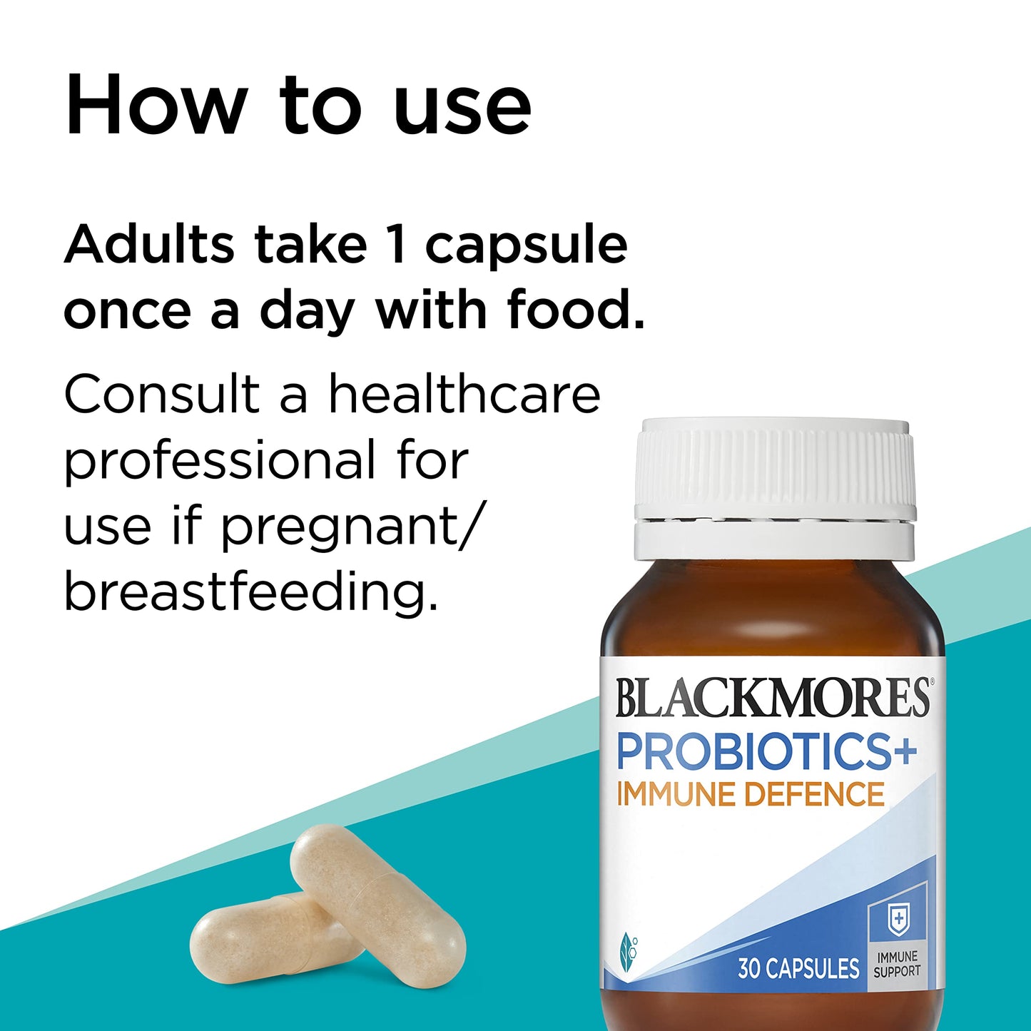 Blackmores Probiotics+ Immune Defence 30 Capsules - Cutprice Online