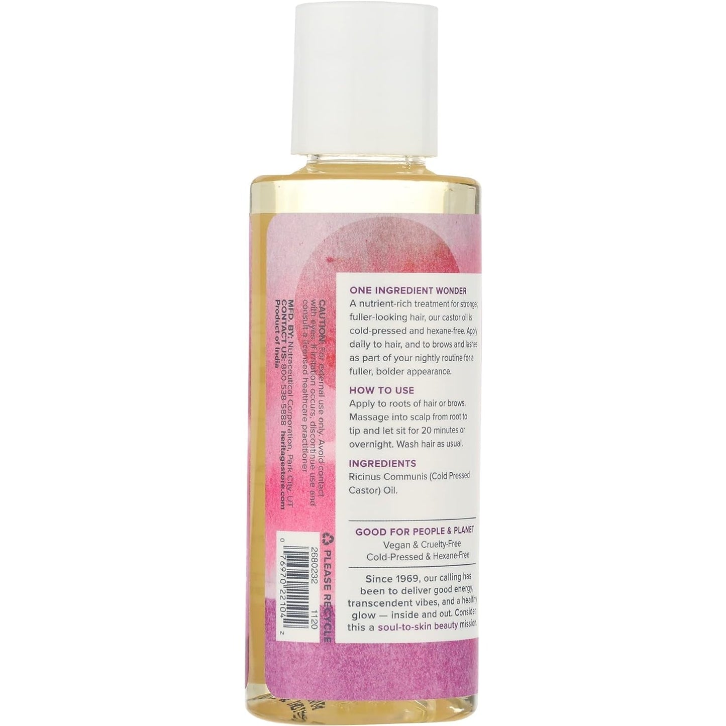 HERITAGE STORE Castor Oil Nourishing Treatment 118ml - Cutprice Online