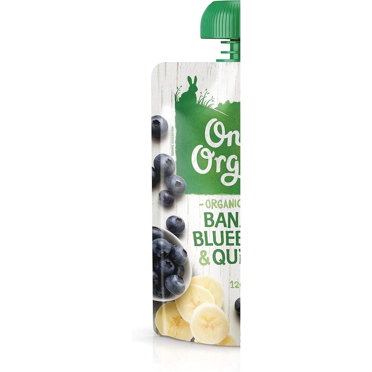 Only Organic No Added Sugar Banana Blueberry & Quinoa 6+ Months 120g Pack of 6