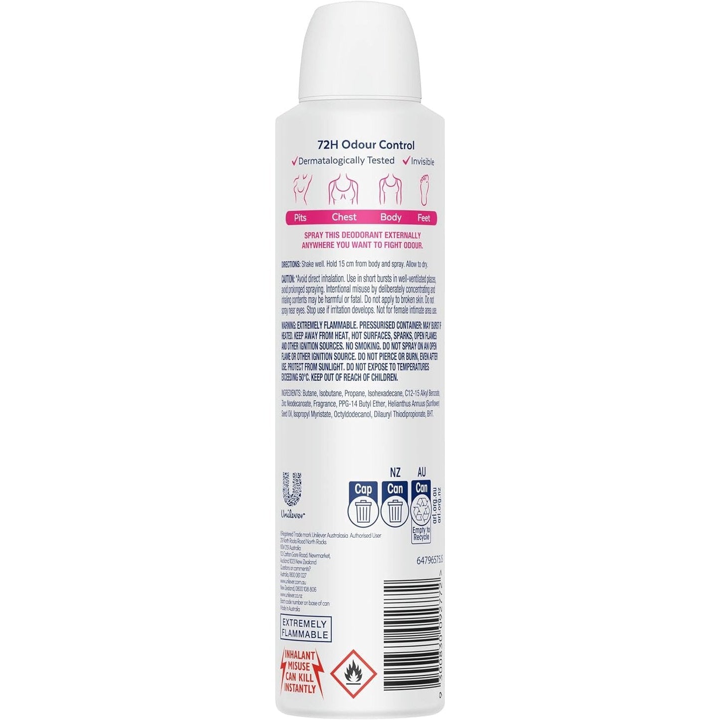 Rexona Deo Aerosl Wild Rose 230ml