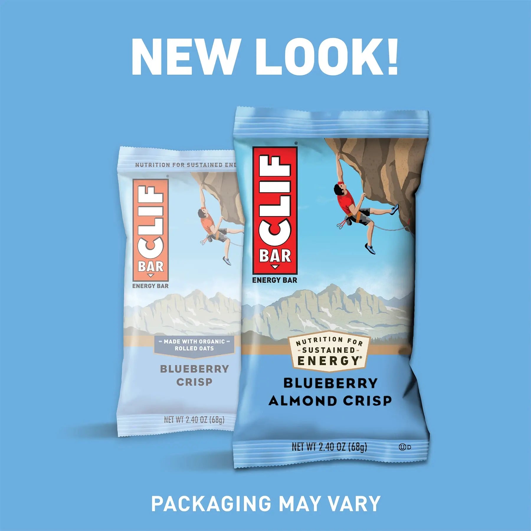 CLIF Energy Bar Blueberry Crisp 68g 12PK CLIF