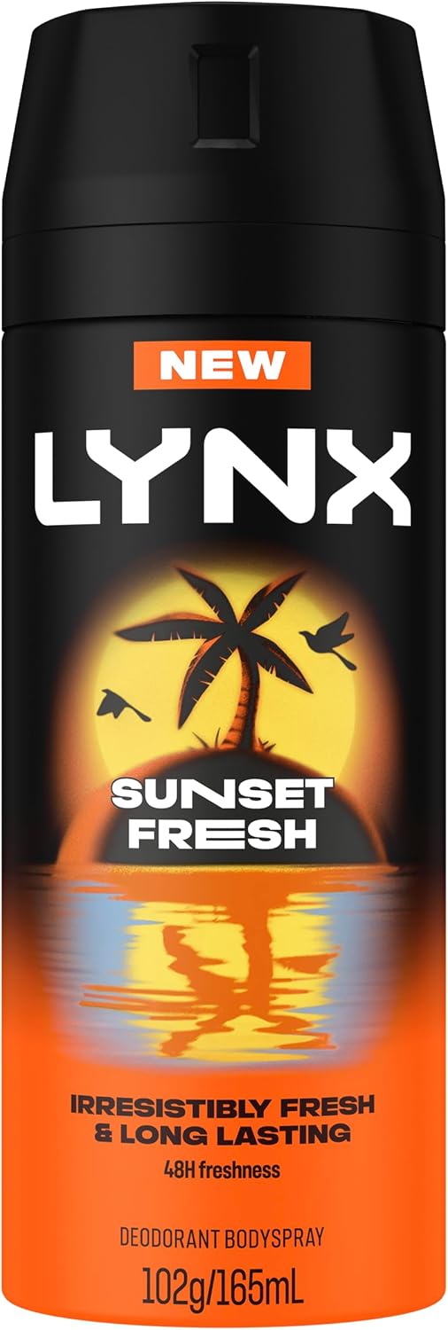 Lynx Deo Aerosl Sunset Fresh 165ml
