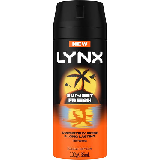 Lynx Deo Aerosl Sunset Fresh 165ml