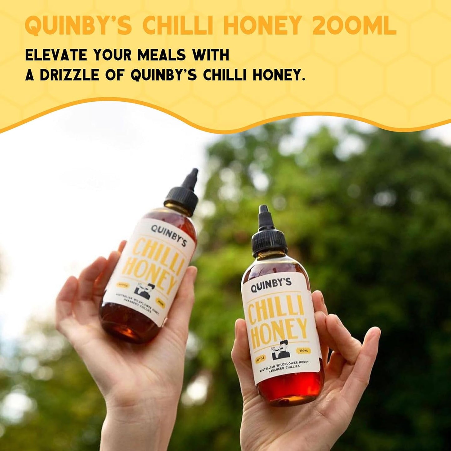Quinby's Chilli Hot Honey 200ml - Cutprice Online