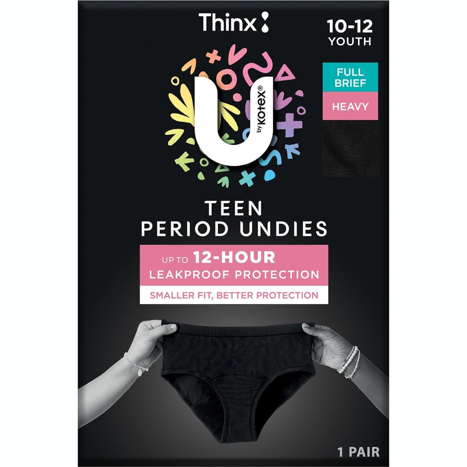 U by Kotex Brief Teen Size Y10-12