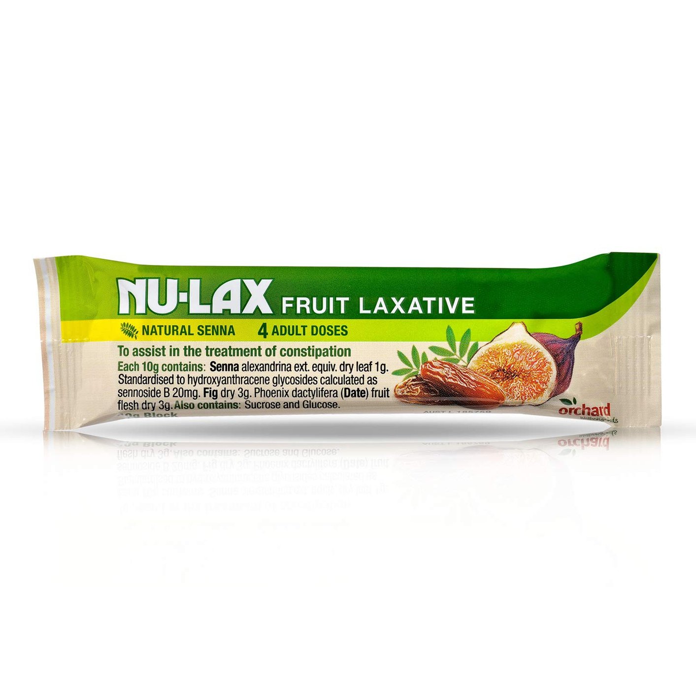 Nu-Lax Fruit Laxative Bar 40g 20PK - Cutprice Online