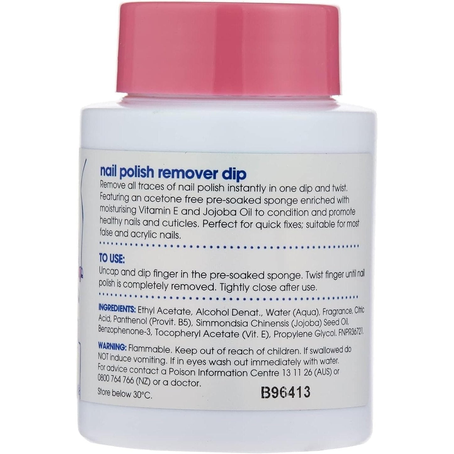 Manicare Acetone Free Nail Polish Remover Dip 75mL