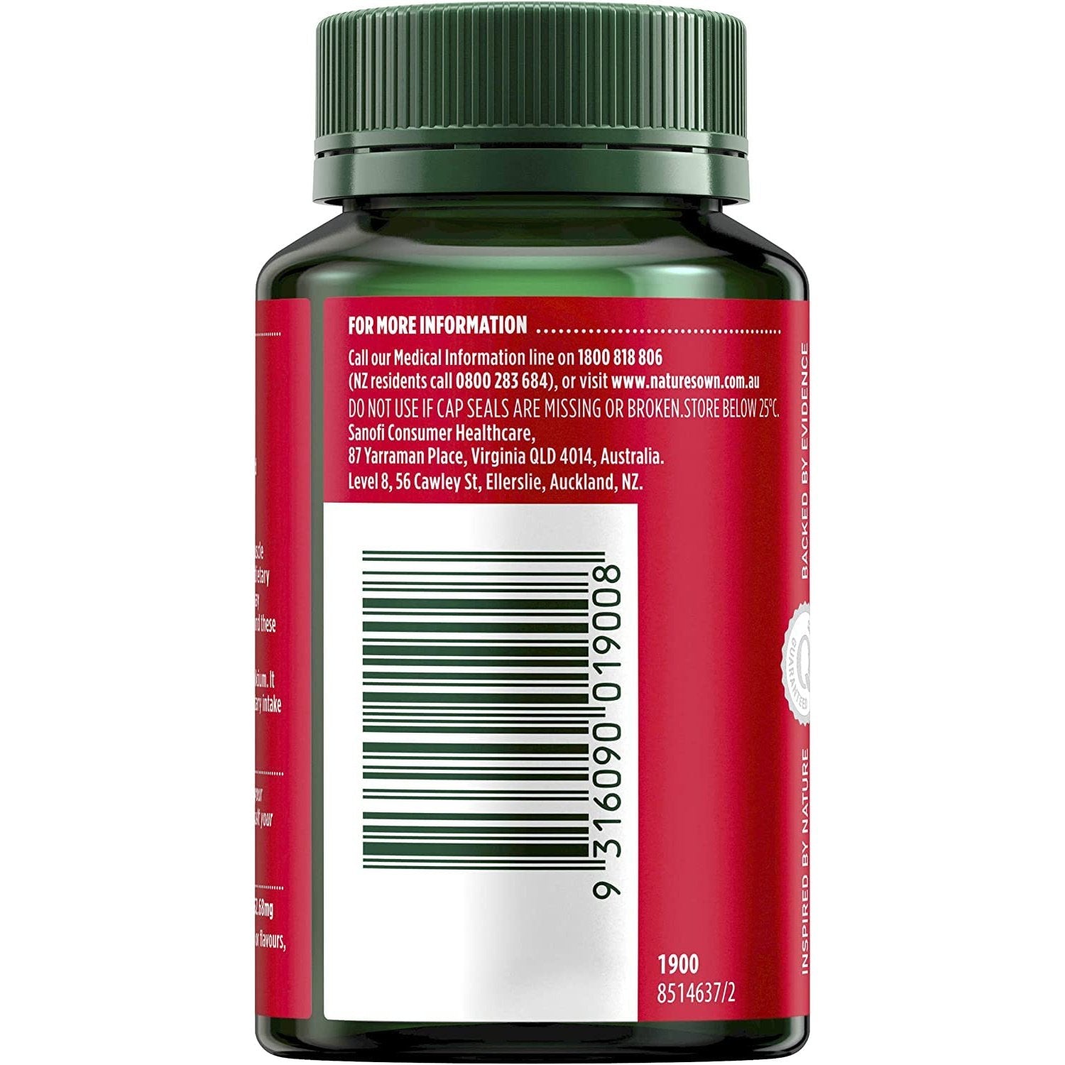 Nature's Own High Strength Magnesium Orotate 800mg 60 Capsules - Cutprice Online