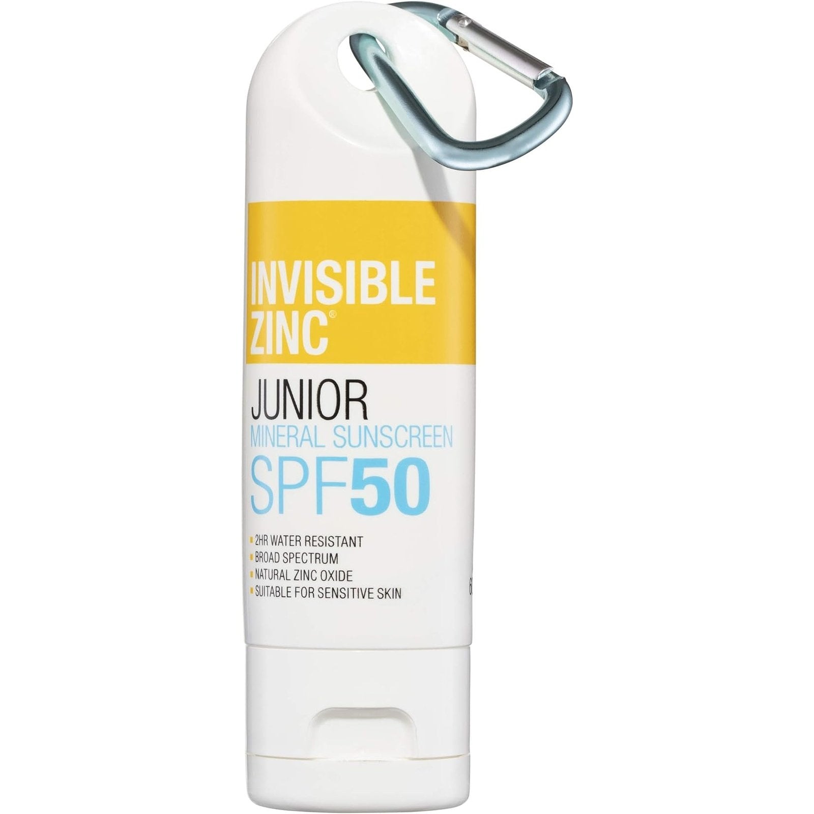 Invisible Zinc SPF 50+ Junior Clip On Sun Screen 60g - Cutprice Online