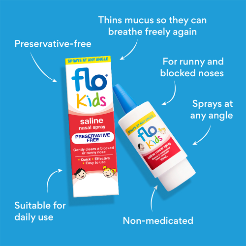 Flo Kids Saline Nasal Spray Value Twin Pack 2 X 15ml
