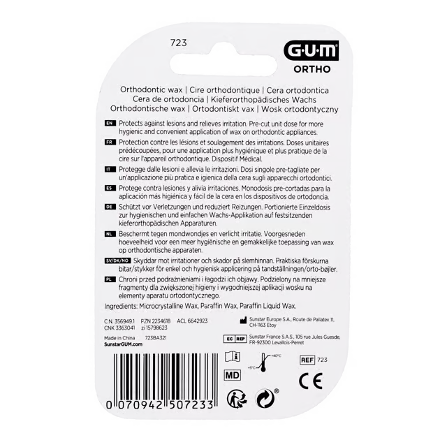 G.U.M Orthodontic Wax Plain