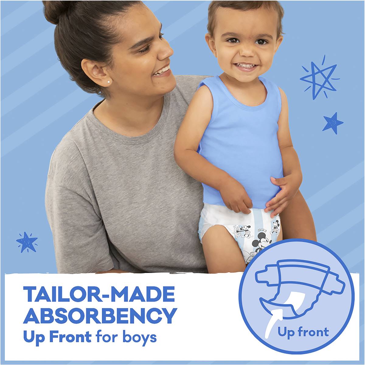 Huggies Ultra Dry Nappies Boys Size 4 (10-15kg) 72 Pack - Cutprice Online