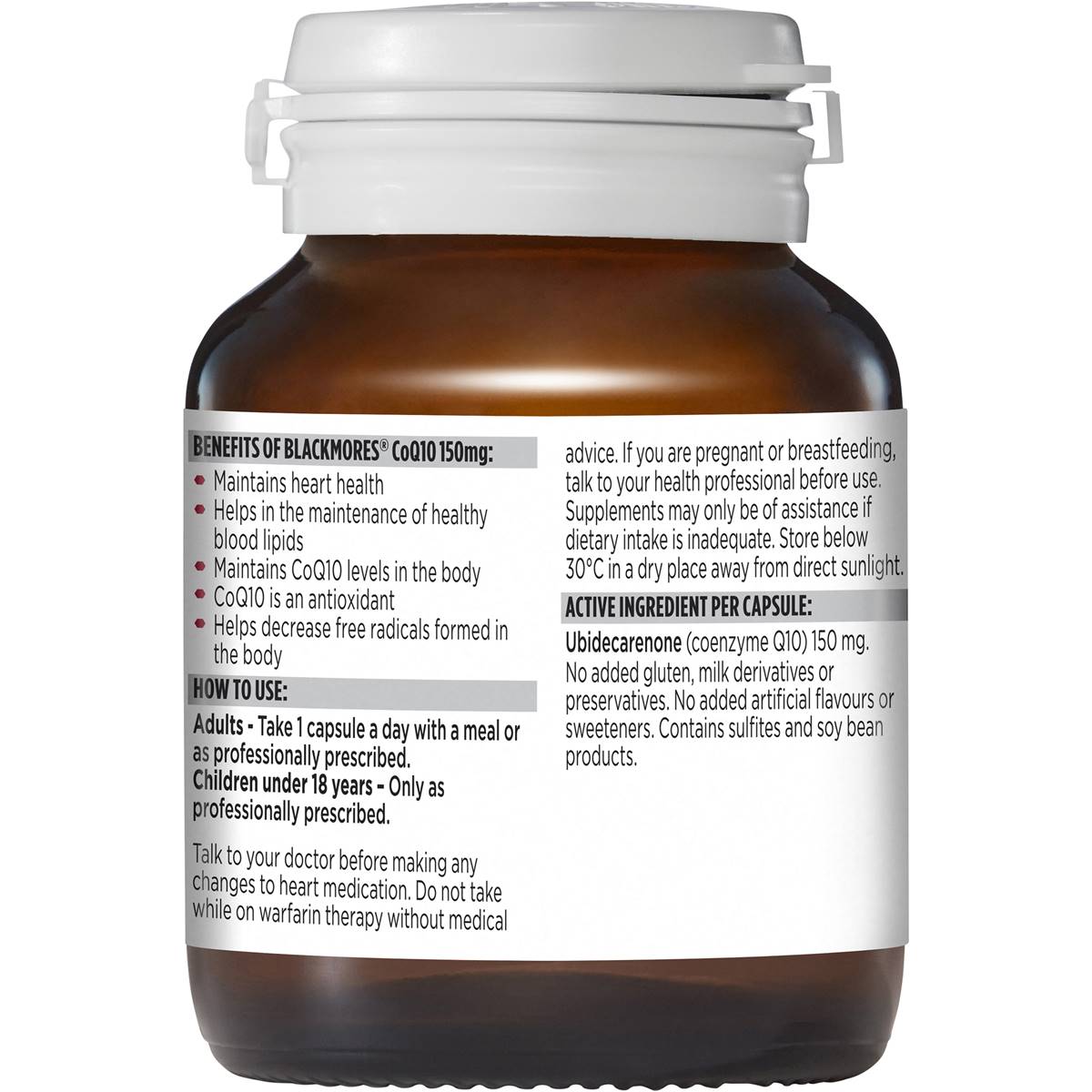 Blackmores COQ10 150mg 30 Capsules - Cutprice Online