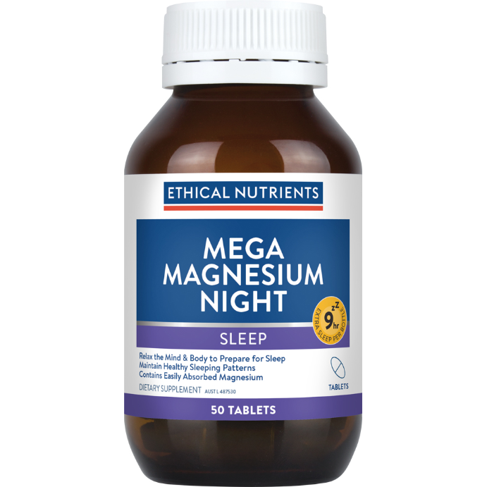 Ethical Nutrients Mega Magnesium Night Tablets 50 Tabs