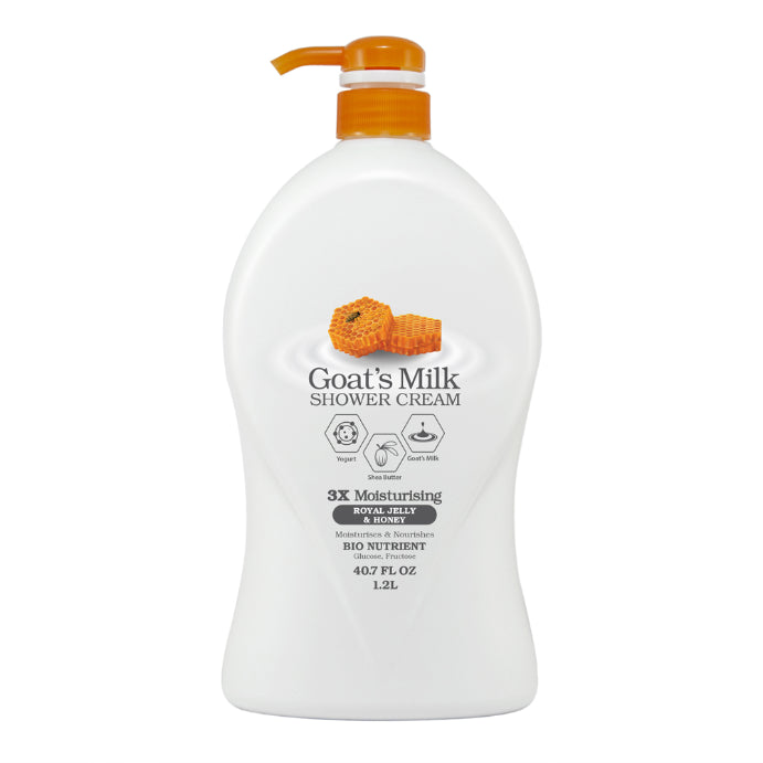 Lovercare Goat's Milk Shower Cream Royal Jelly & Honey 1.2 L