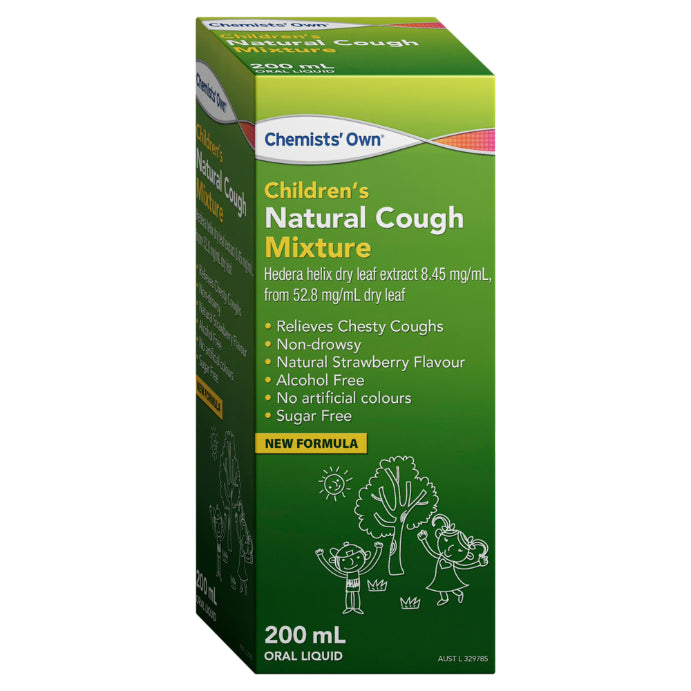 Chemists’ Own Children’s Natural Cough Mixture Liquid 200ml - Cutprice Online