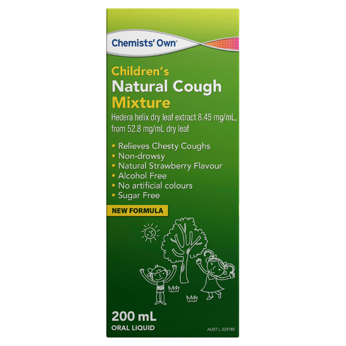 Chemists’ Own Children’s Natural Cough Mixture Liquid 200ml - Cutprice Online