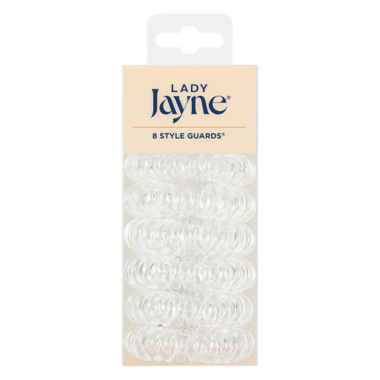 Lady Jayne Style Guards Kink-Free Spirals 8 Pack – Clear