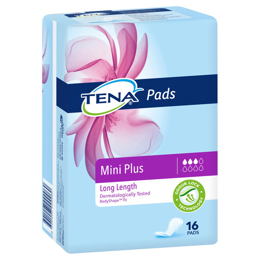 Tena Pads Mini Plus Long Length Pads 16PK - Cutprice Online