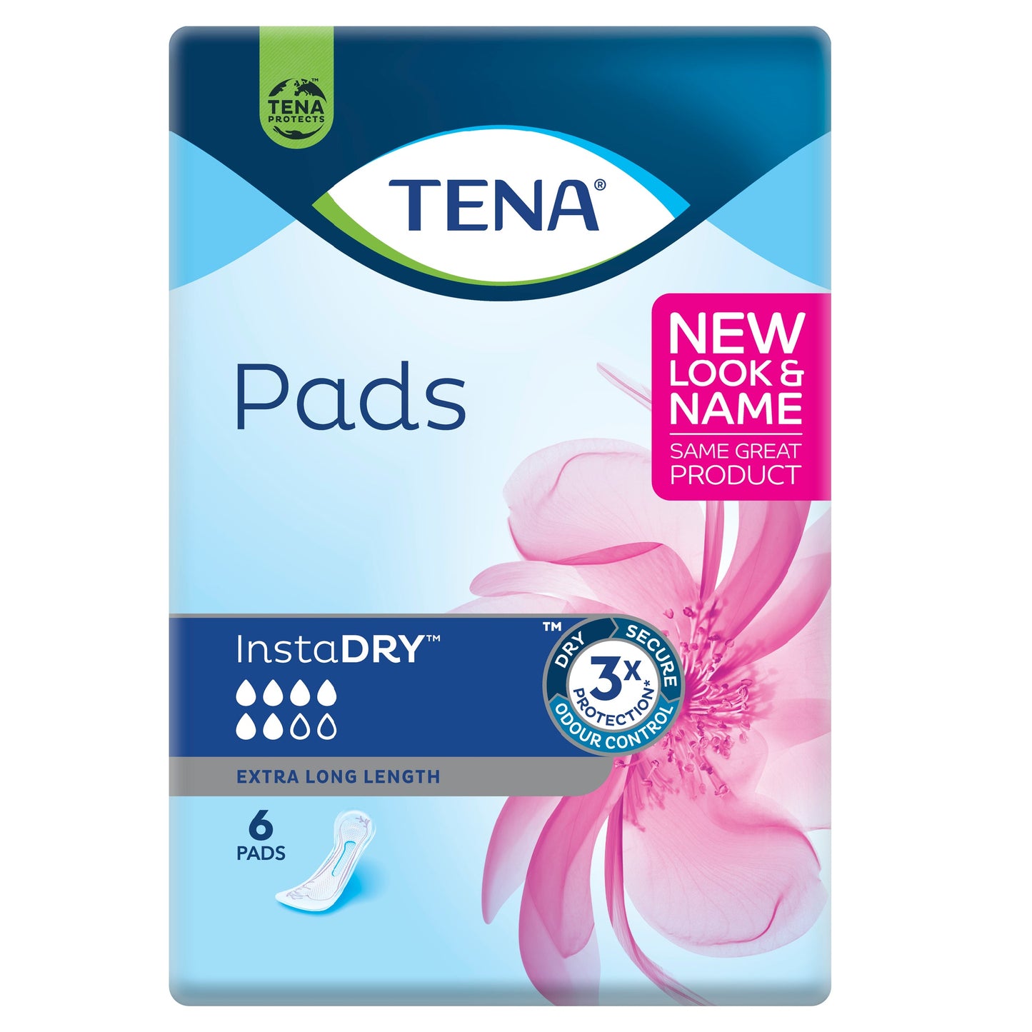 TENA PAD MAXI INSTADRY 6PK - Cutprice Online