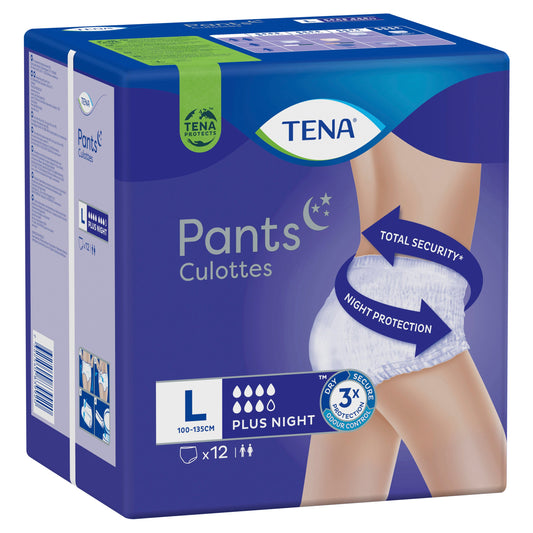 Tena Pants Plus Night Large 12PK - Cutprice Online