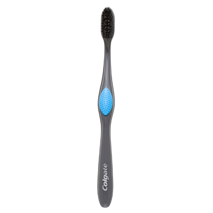 Colgate 360 Charcoal Antibacterial Soft Spiral Toothbrush 3 Pack