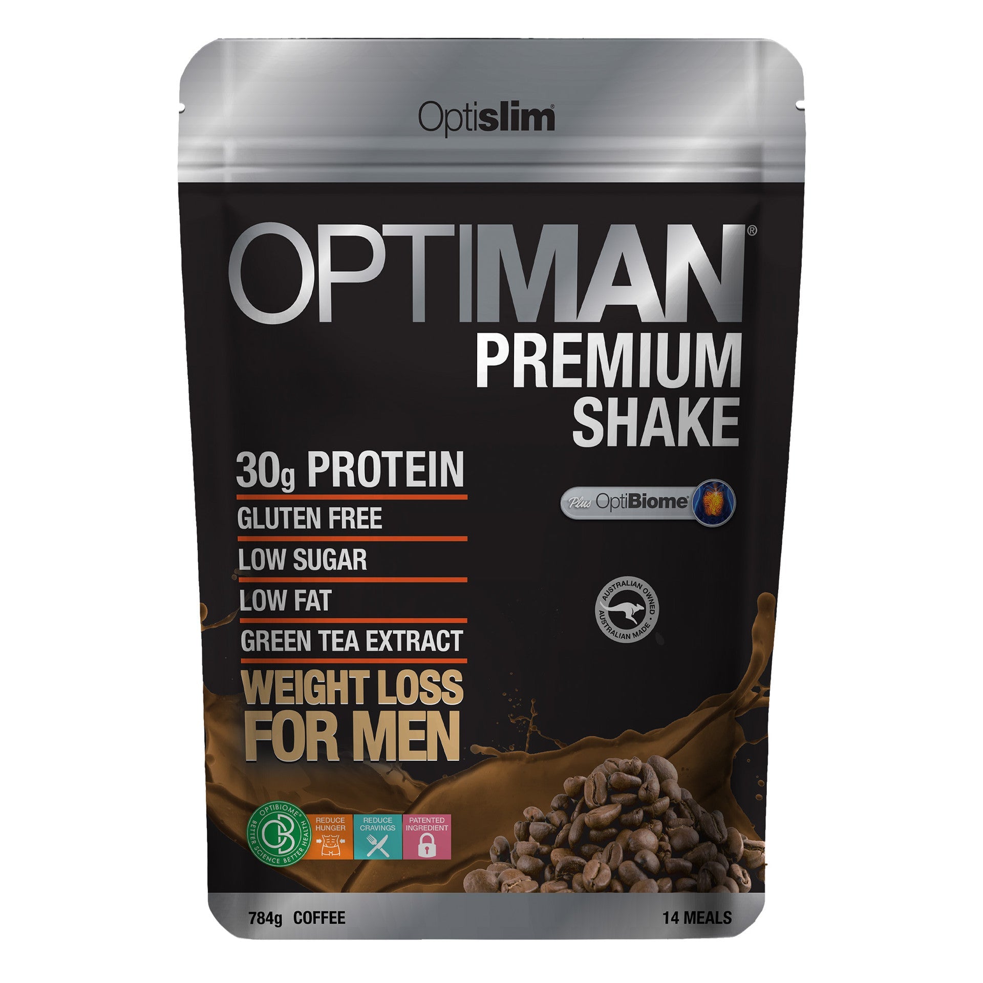 Optislim Optiman Premium Shake Coffee 784g - Cutprice Online