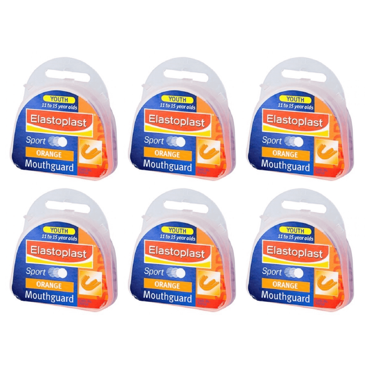 E/plast Mouth Guard Youth Assrtd (Pack of 6)