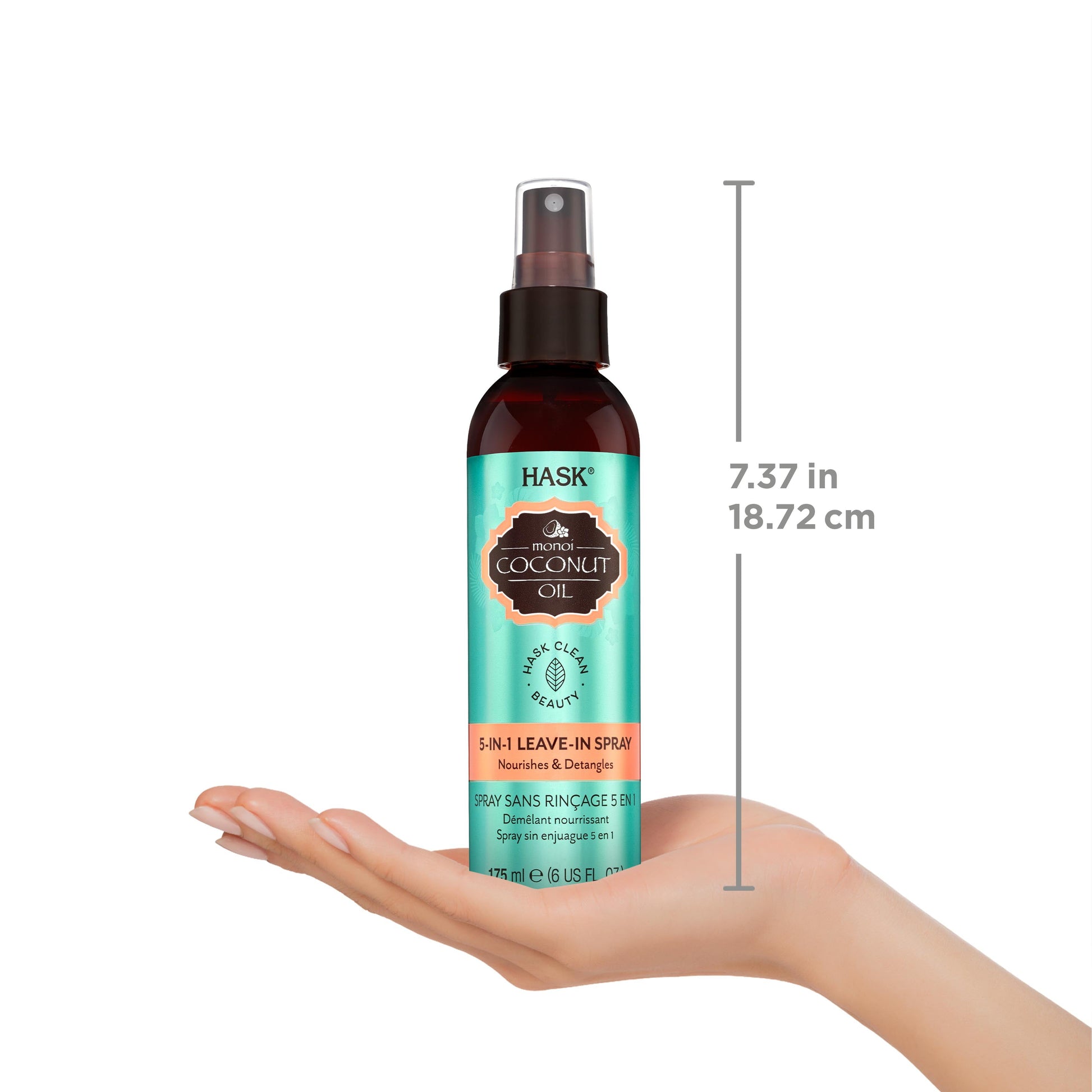 Hask Monoi Coconut Nourishing 5-in-1 Leave-In Spray Treatment 175mL - Cutprice Online