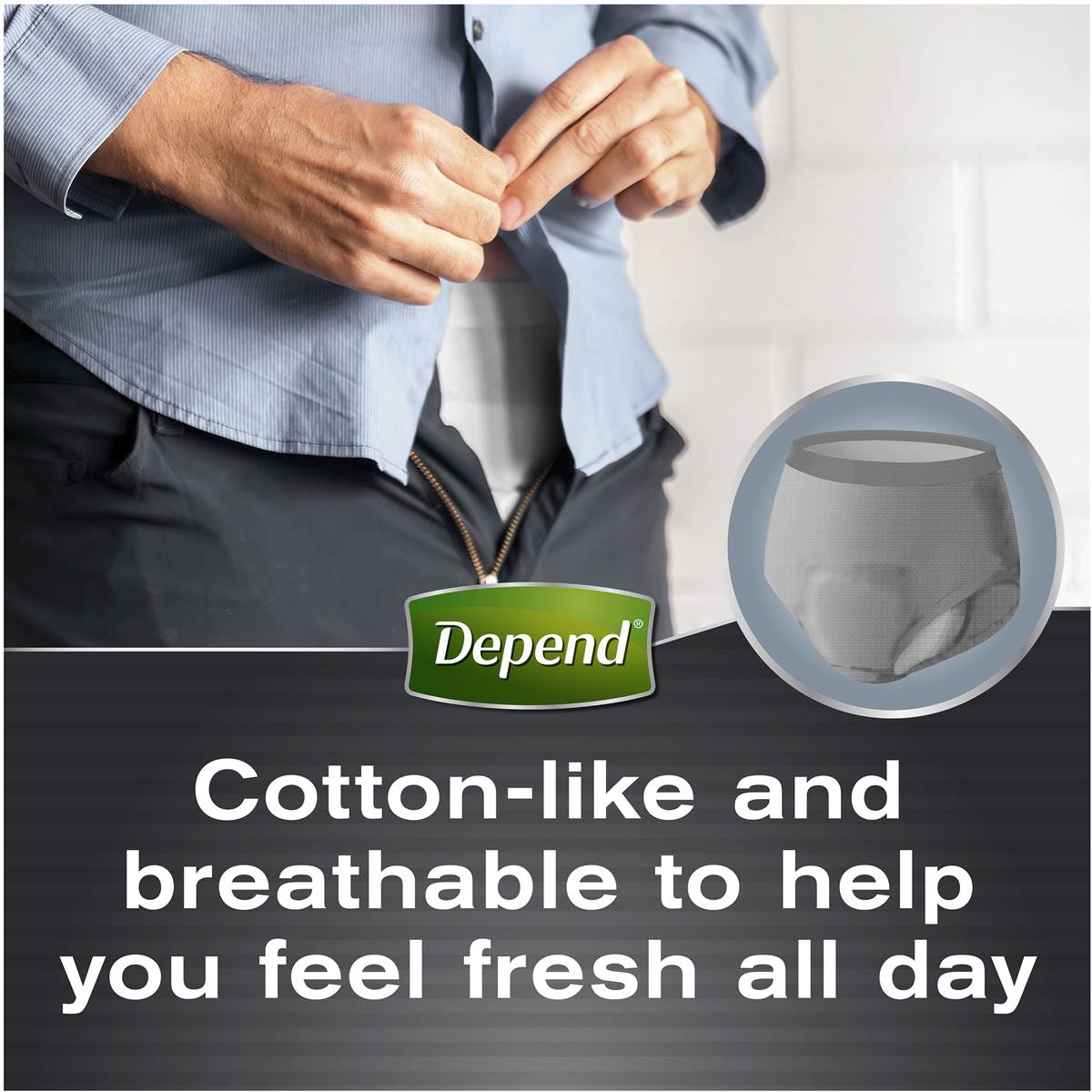 Depend Real Fit For Men Underwear Medium 8 - Cutprice Online