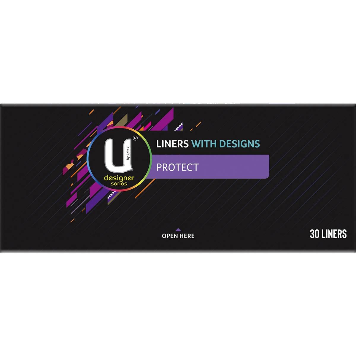 U By Kotex Designer Series Liners Protect Liners 30 Pack - Cutprice Online