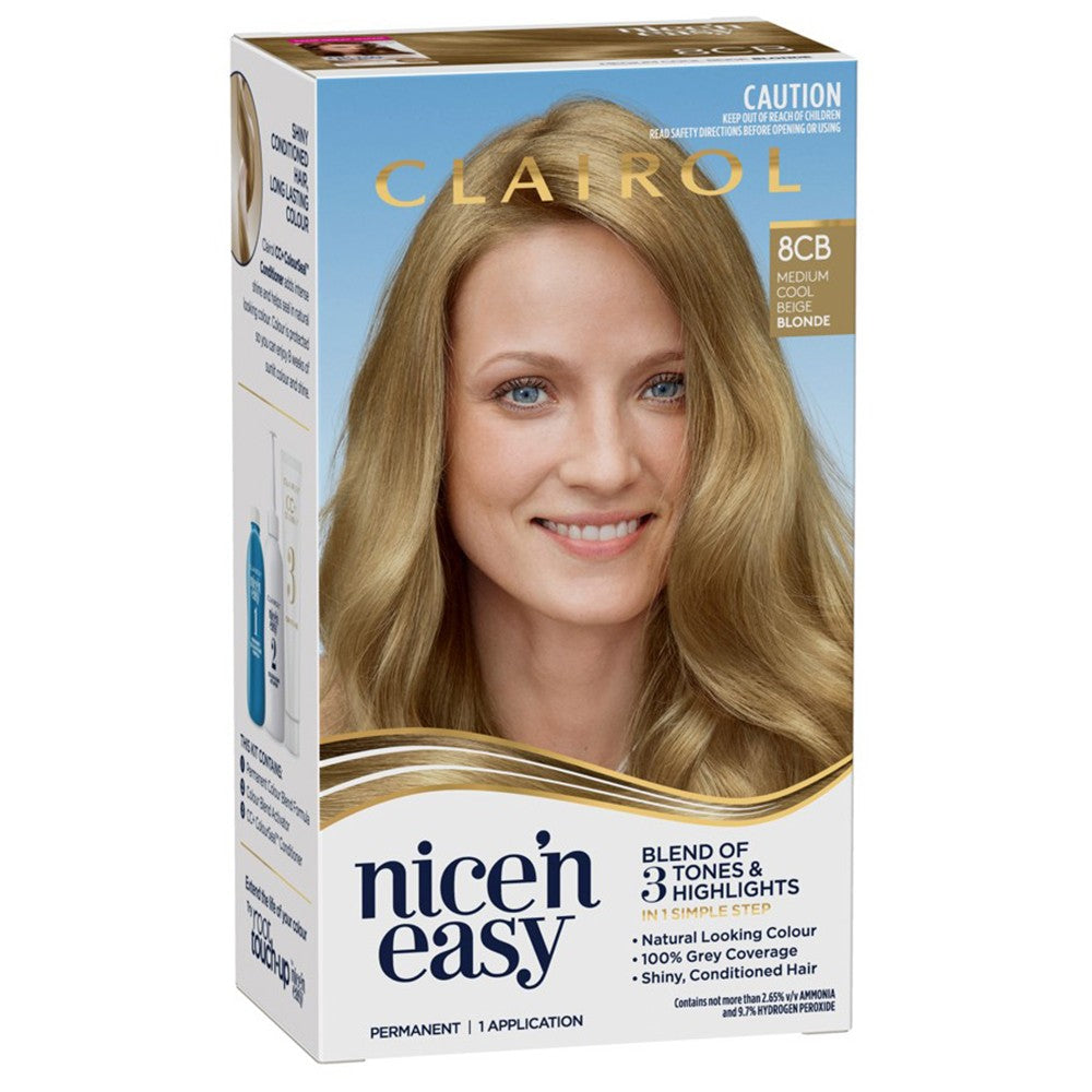 CLAIROL Nice 'N Easy 8CB Natural Medium Champagne - Cutprice Online