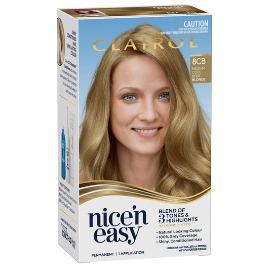 CLAIROL Nice 'N Easy 8CB Natural Medium Champagne - Cutprice Online