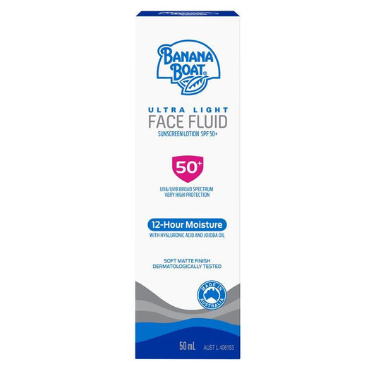 Banana Boat Ultra Light Face Fluid SPF 50+ 50ml - Cutprice Online