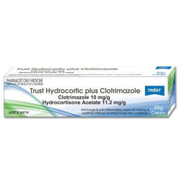 TRUST HYDROCORTIC+CLOTRIMAZOLE 1% 30G (GENERIC OF HYDROZOLE) - Cutprice Online