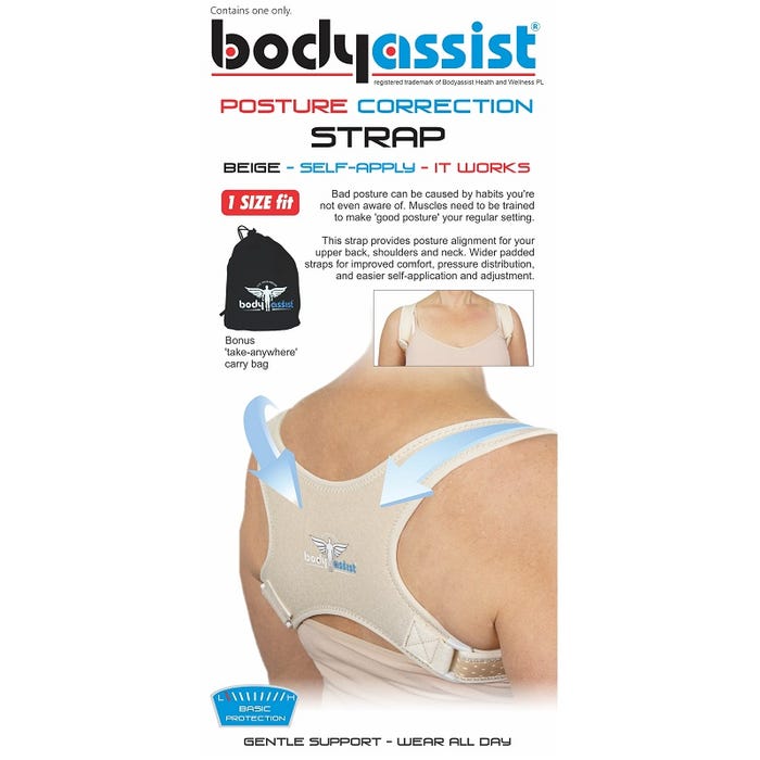 Body Assist Posture Correction Strap Beige - Cutprice Online