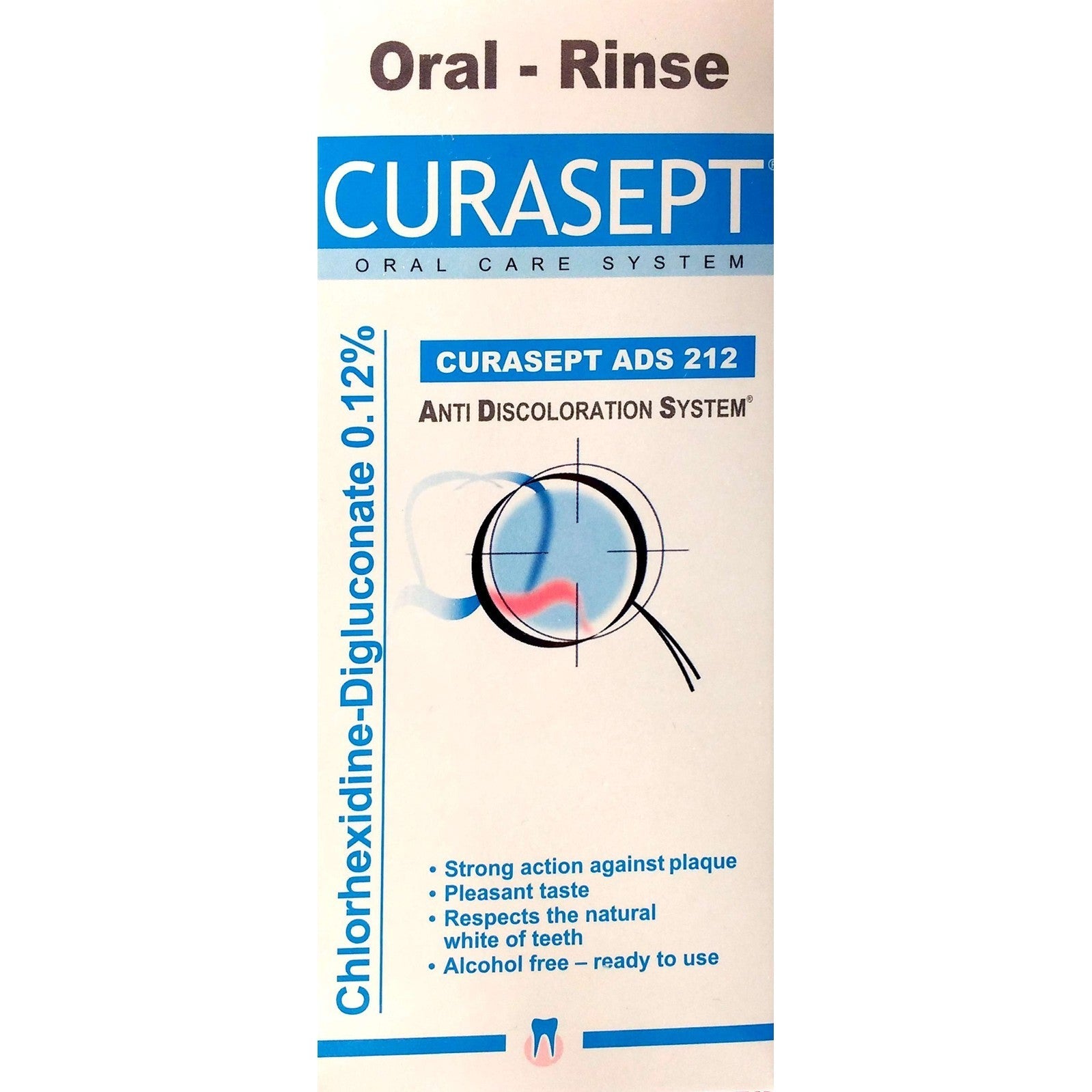 Curasept ADS 212 Chlorhexidine 0.12% Oral Rinse Mouthwash 200mL - Cutprice Online