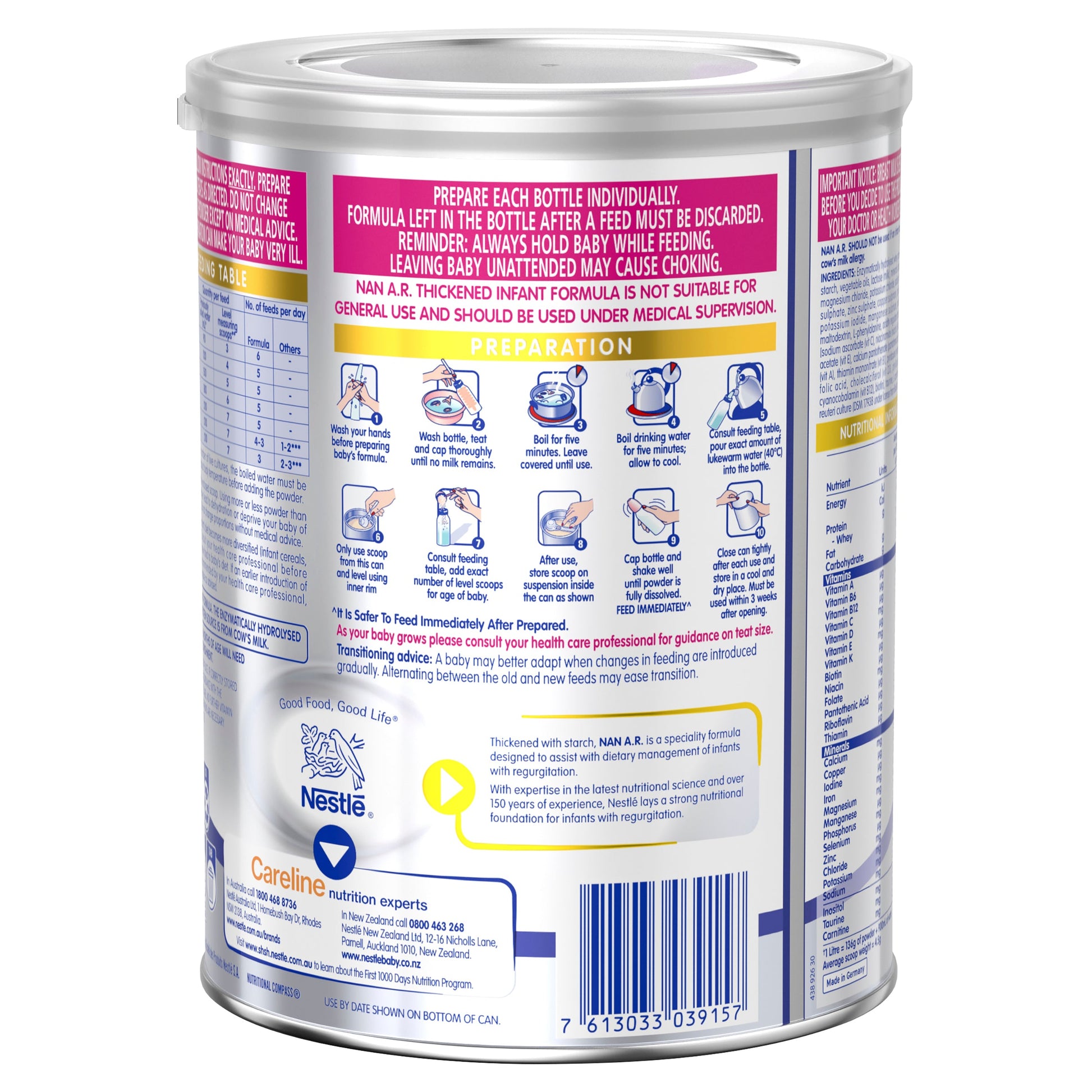 NAN AR Formula 800g - Cutprice Online