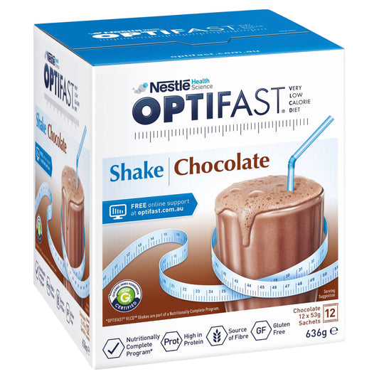 Optifast VLCD Shake Chocolate 12 x 53g - Cutprice Online