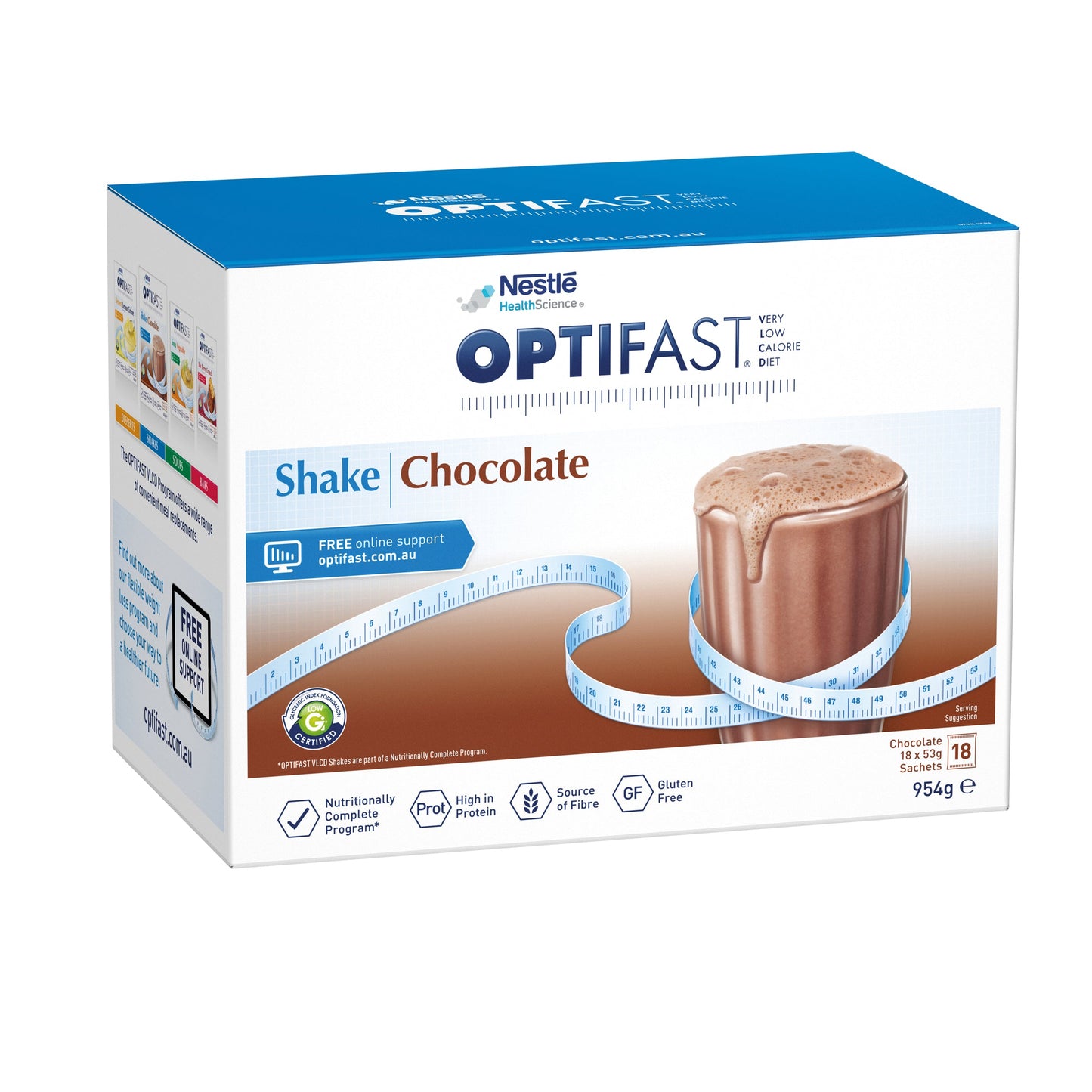 Optifast VLCD Shake Chocolate 18 x 53g - Cutprice Online