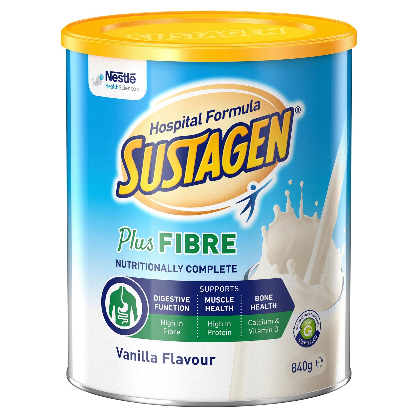 Sustagen Hospital Formula Plus Fibre Vanilla 840g - Cutprice Online