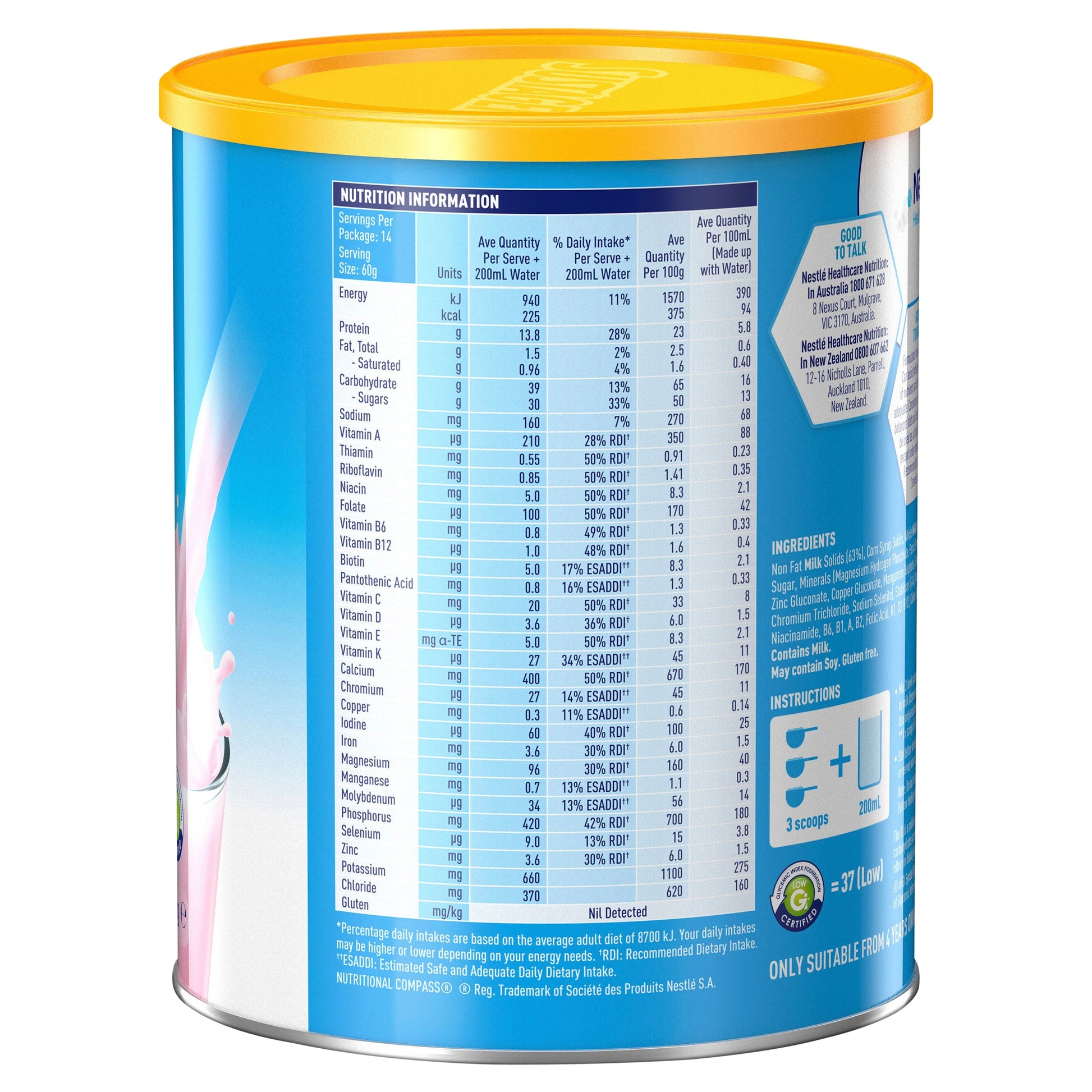 Sustagen Hospital Formula Active Strawberry 840g - Cutprice Online