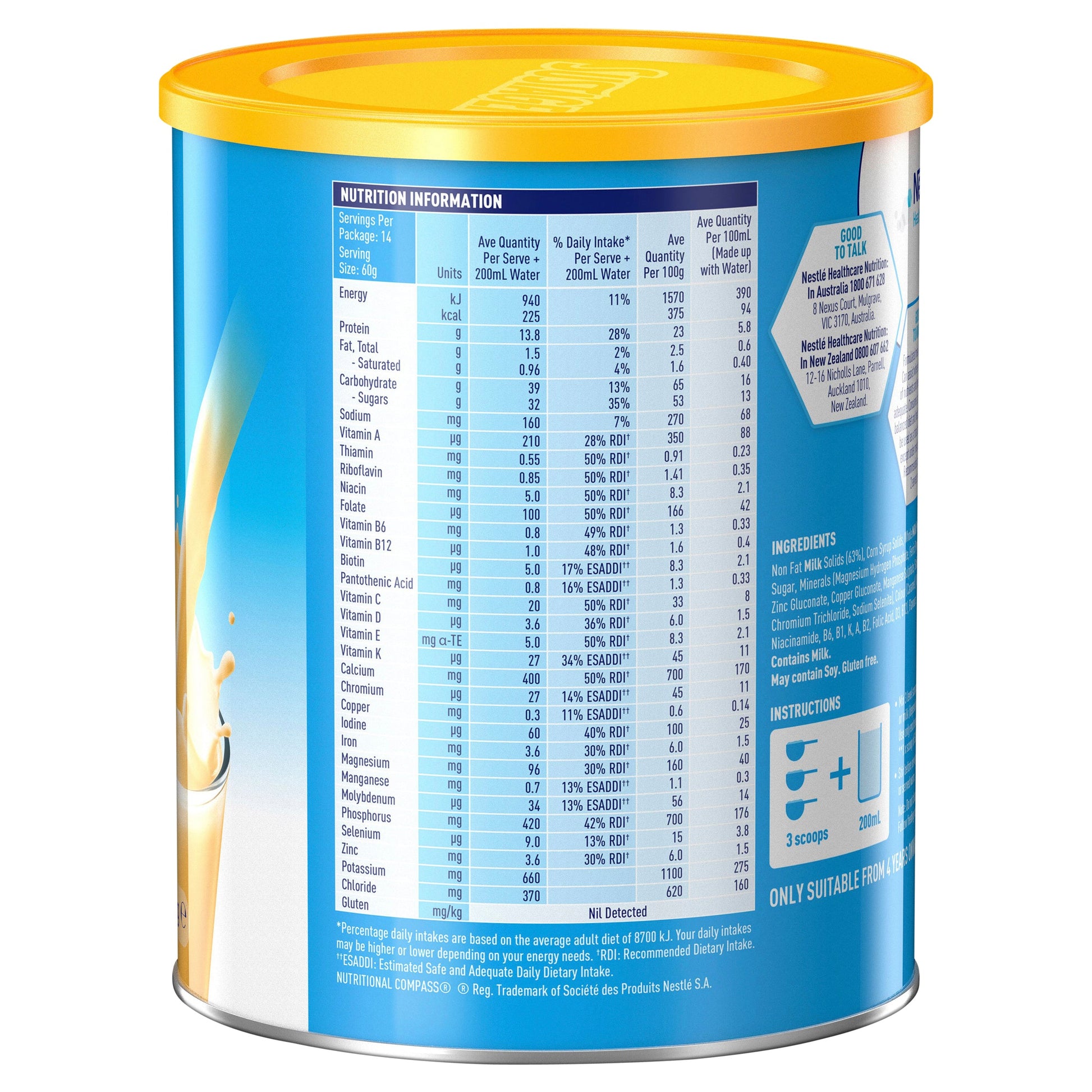 SUSTAGEN Hospital Formula Caramel 840g - Cutprice Online