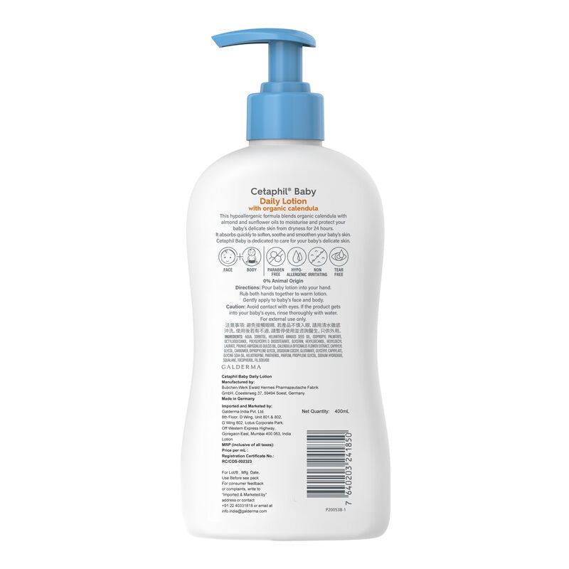 Cetaphil Baby Calendula Daily Lotion 400ml - Cutprice Online