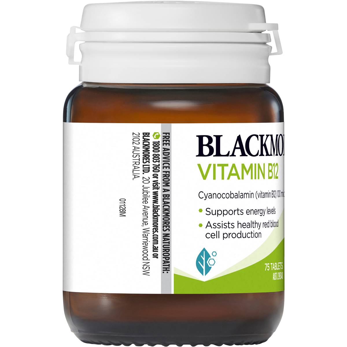 Blackmores Vitamin B12 100mcg 75 Tablets - Cutprice Online