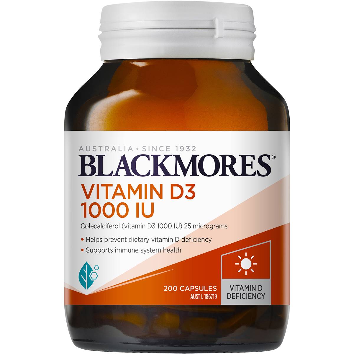 Blackmores Vitamin D3 1000IU 200 Capsules - Cutprice Online