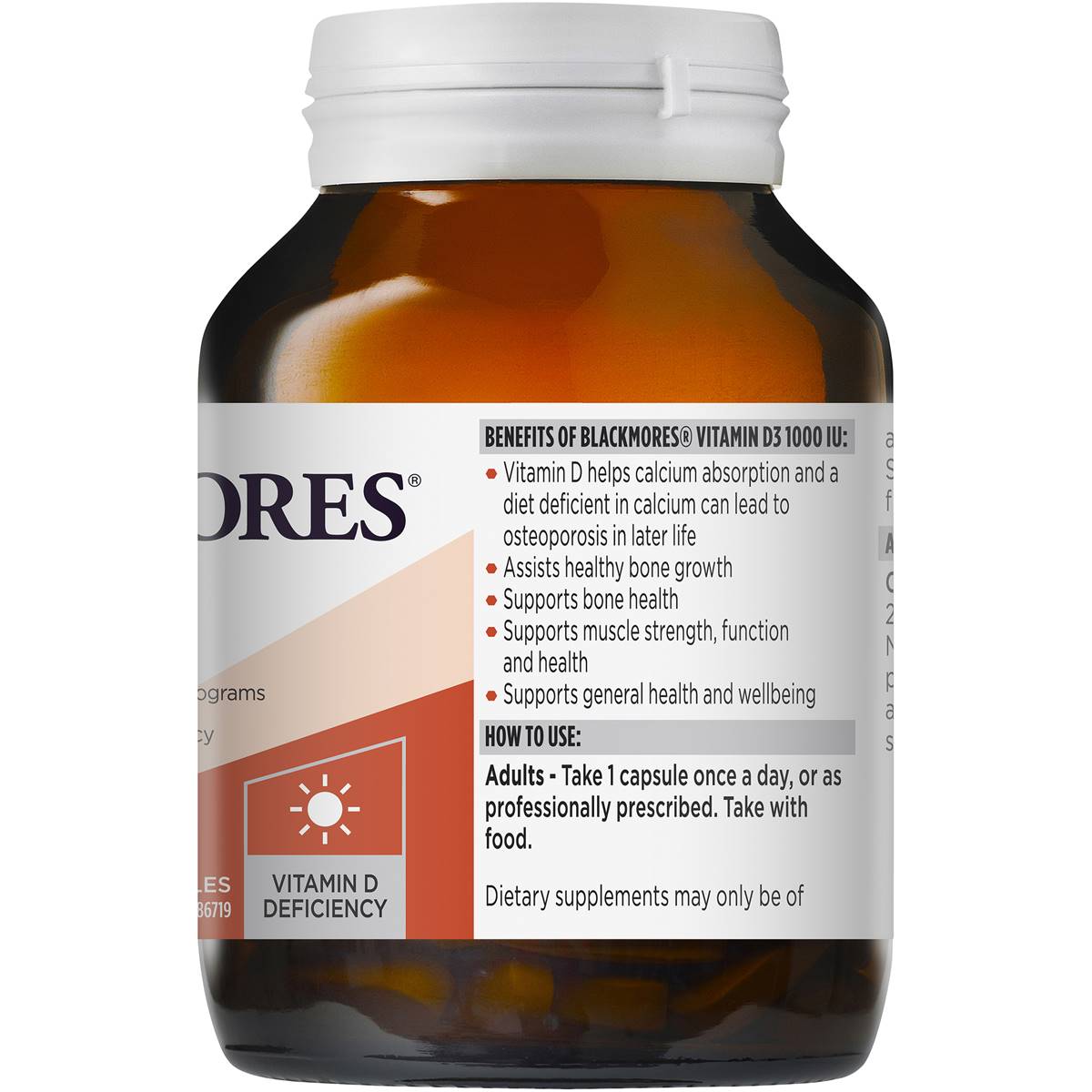 Blackmores Vitamin D3 1000IU 200 Capsules - Cutprice Online